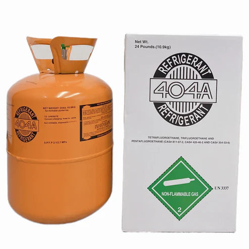 24Lb R404A Refrigerant Freon for Refrigeration Equipment - Steel Cylinder Packaging Tank