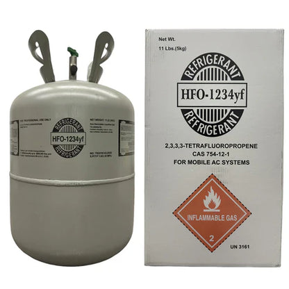 11LB R1234yf Refrigerant Freon for Air Conditioners - Steel Cylinder Packaging Tank
