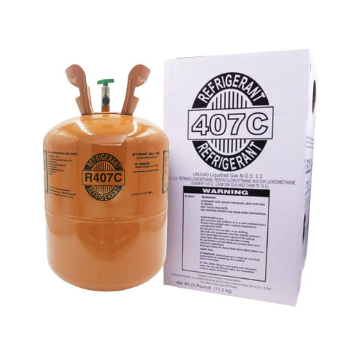 20.9LB R407C Refrigerant GAS High-Performance for HVAC Refrigeration Systems Packaging Tank