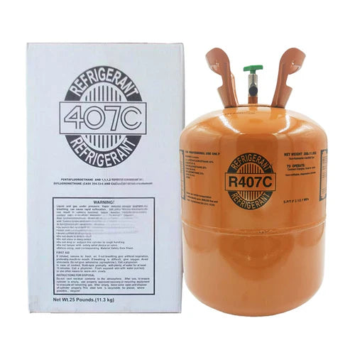 20.9LB R407C Refrigerant GAS High-Performance for HVAC Refrigeration Systems Packaging Tank